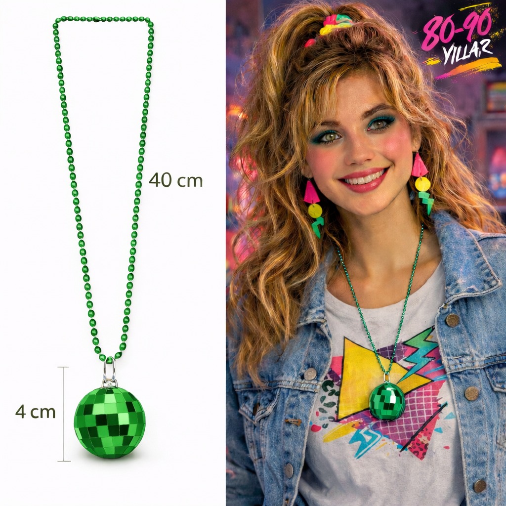 retro-disko-topu-sekilli-80-39-ler-90-39-lar-yesil-renk-plasti-resim-5441.jpg Retro Disko Topu Şekilli 80'ler 90'lar Yeşil Renk Plastik Kolye - Görsel 1