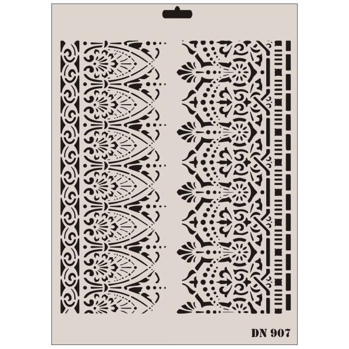 rich-dantel-seri-dn-907-stencil-35x25-cm-22444.jpg Rich Dantel Seri DN-907 Stencil Şablon - 35x25 cm - Görsel 1