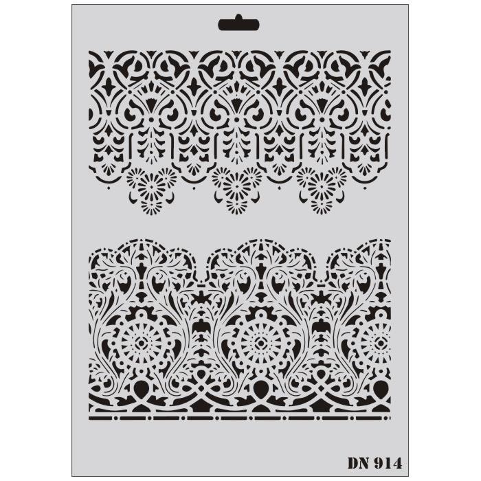 rich-dantel-seri-dn-914-stencil-35x25-cm-22437.jpg Rich Dantel Seri DN-914 Stencil Şablon - 35x25 cm - Görsel 1