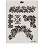 Rich Dantel Seri DN-918 Stencil Şablon - 35x25 cm