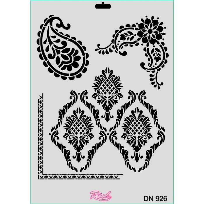 rich-dantel-seri-dn-926-stencil-35x25-cm-22432.jpg Rich Dantel Seri DN-926 Stencil Şablon - 35x25 cm - Görsel 1