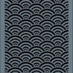 Rich New Seri N-113 Stencil 35x25 cm
