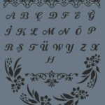 Rich New Seri N-114 Stencil 35x25 cm