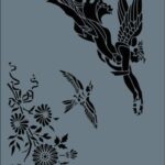 Rich New Seri N-146 Stencil 35x25 cm