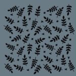 Rich New Seri N-159 Stencil 35x25 cm