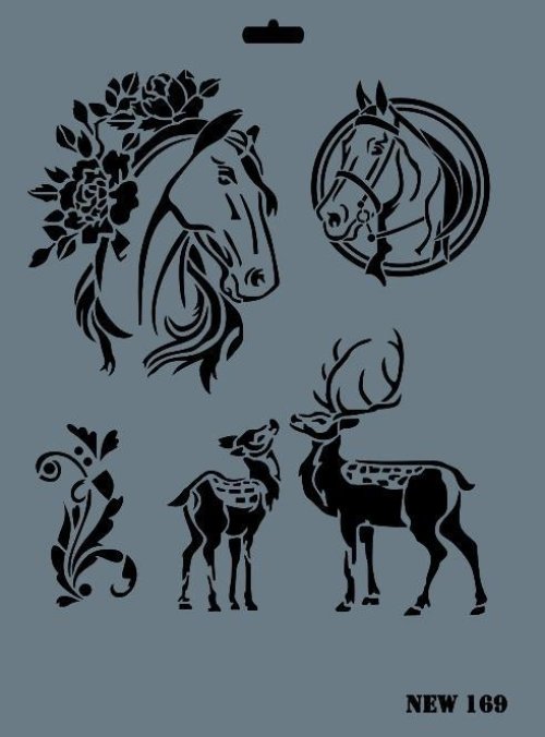 rich-new-seri-n-169-stencil-35x25-cm-52418.jpg Rich New Seri N-169 Stencil 35x25 cm - Görsel 1