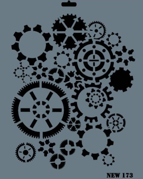 rich-new-seri-n-173-stencil-35x25-cm-52419.jpg Rich New Seri N-173 Stencil 35x25 cm - Görsel 1