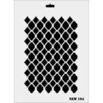Rich New Seri Stencil Şablon 35x25 cm - N-194