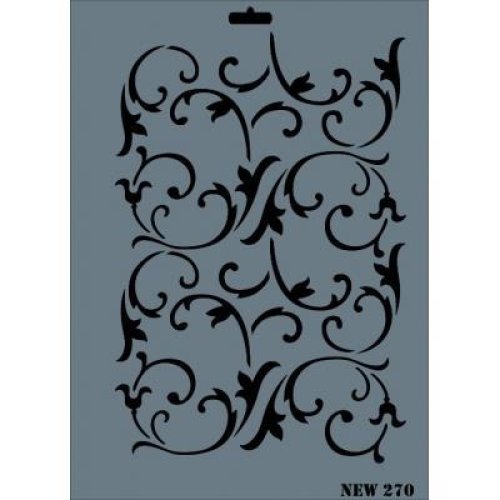 rich-new-seri-n-270-stencil-35x25-cm-24417.jpg Rich New Seri N-270 Stencil 35x25 cm - Görsel 1