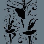 Rich New Seri N-312 Stencil 35x25 cm