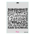 Rich New Seri Stencil Şablon 35x25 cm - N-326