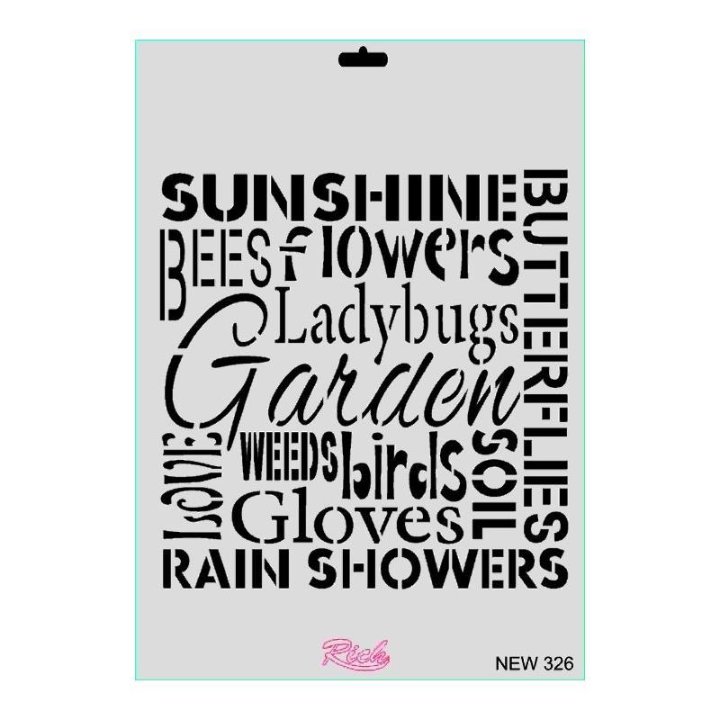 rich-new-seri-n-326-stencil-35x25-cm-24404.jpg Rich New Seri Stencil Şablon 35x25 cm - N-326 - Görsel 1