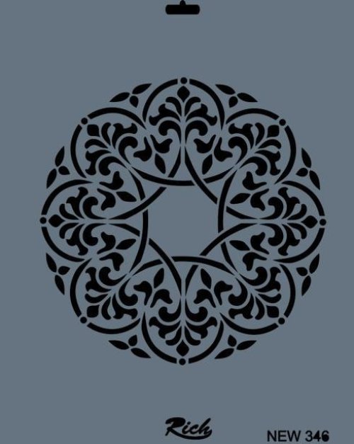 rich-new-seri-n-346-stencil-35x25-cm-52444.jpg Rich New Seri N-346 Stencil 35x25 cm - Görsel 1