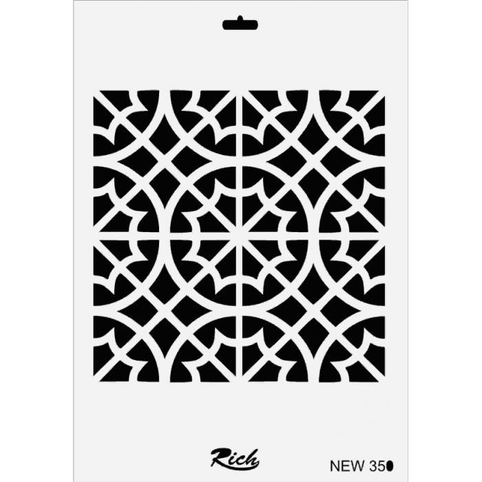 rich-new-seri-n-350-stencil-35x25-cm-22414.jpg Rich New Seri N-350 Stencil 35x25 cm - Görsel 1