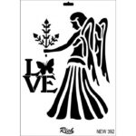Rich New Seri Stencil Şablon 35x25 cm - N-392