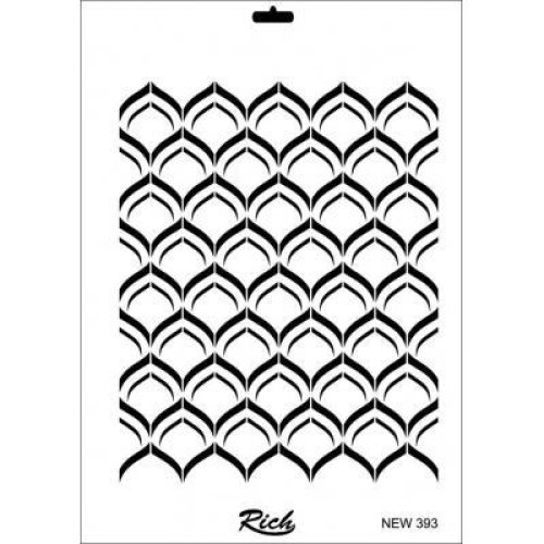 rich-new-seri-n-393-stencil-35x25-cm-24412.jpg Rich New Seri Stencil Şablon 35x25 cm - N-393 - Görsel 1