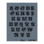Rich New Seri N-465 Stencil 35x25 cm