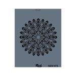 Rich New Seri N-473 Stencil 35x25 cm