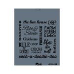 Rich New Seri Stencil Şablon 35x25 cm - N-499