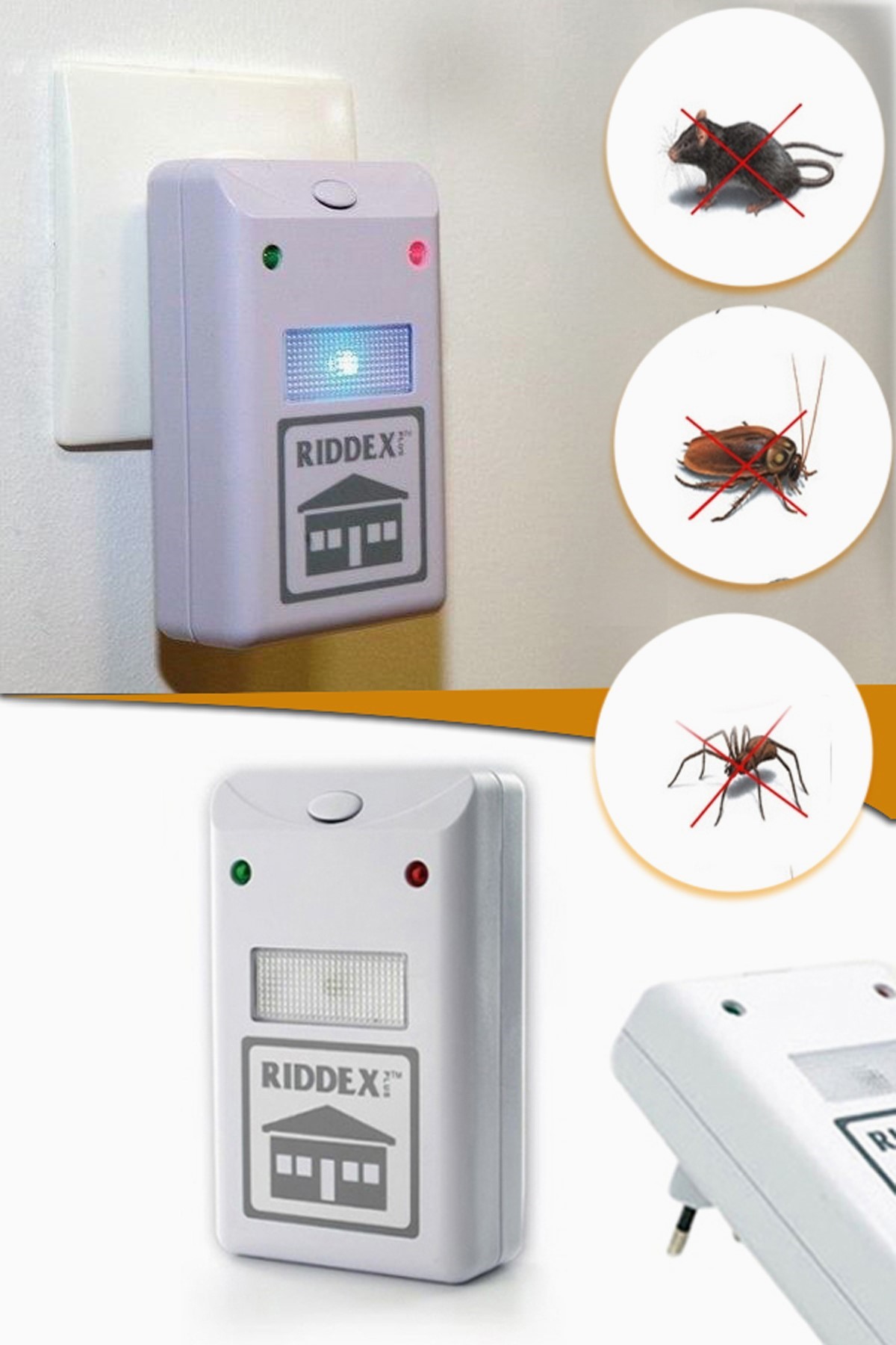 riddex-ele-3121-1.jpg Elektronik Fare ve Haşere Kovucu rd - Görsel 1