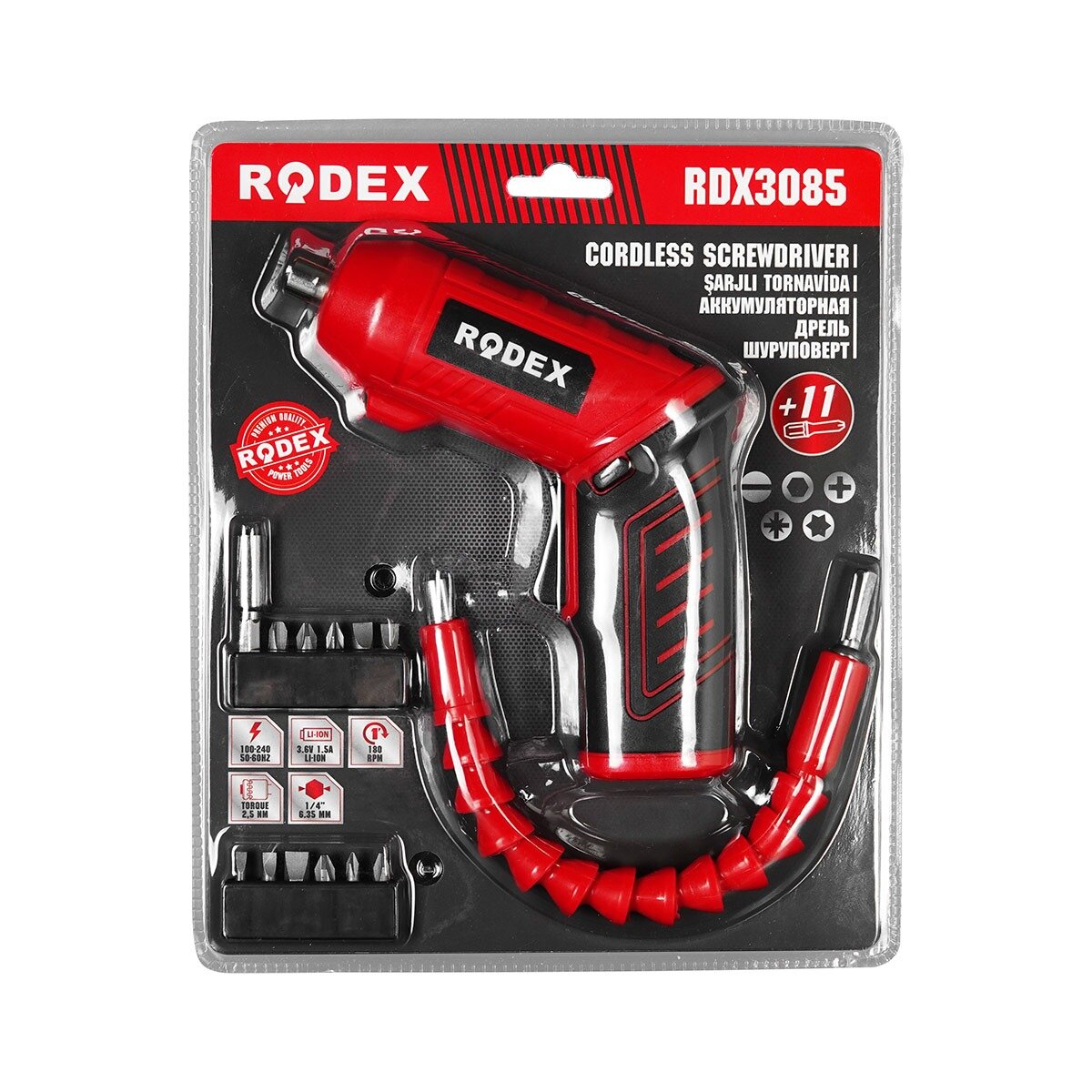 rodex-rdx-3085-2in1-kullanim-23853-1.jpg 2IN1 KULLANIM DÜZ TABANCA ŞARJLI TORNAVİDA 11PCS UÇ ULAŞILMASI ZOR ALANLAR APARATI - Görsel 1