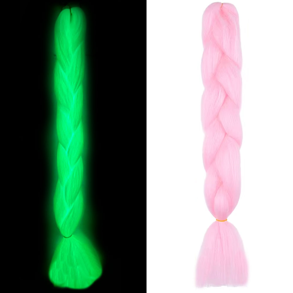 Peruk Market İç ve Dış Ticaret San. Ltd. Şti. Fosforlu Neon Örgülük Esperer 100 Gr. / Şeker Pembesi - Görsel 1