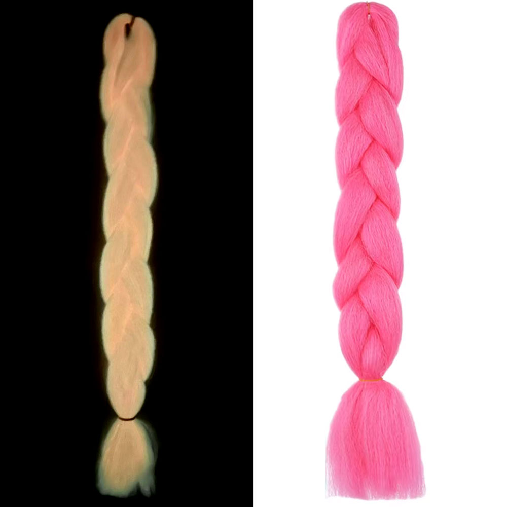 Peruk Market İç ve Dış Ticaret San. Ltd. Şti. Fosforlu Neon Örgülük Esperer 100 Gr. / Koyu Pembe - Görsel 1