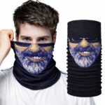 Sakallı Yüz Desenli Baf Buff  Çok Amaçlı Boyunluk & Maske 1 No