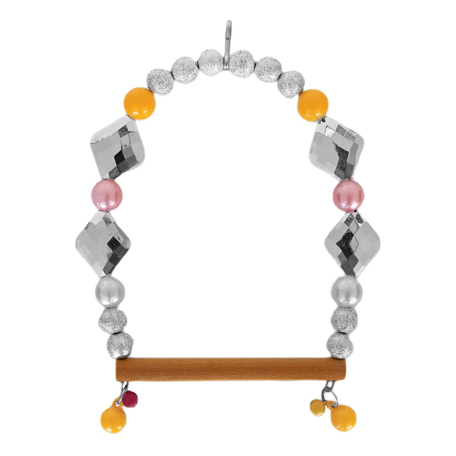 salincak-30-png.png Kuş Salıncağı Büyük Parlak Boncuklu 10-16 cm - Görsel 1