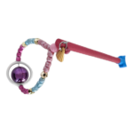 Tünekli Döner Toplu Kuş Oyuncağı 10 cm-16 cm Bordo - Görsel 3