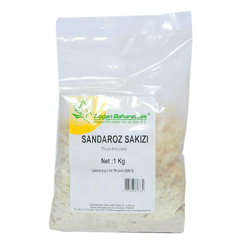 Sandaloz Sakızı 1 Kg - Doğan Sandz Sakızı Doğal 1000 Gr Paket - Görsel 1