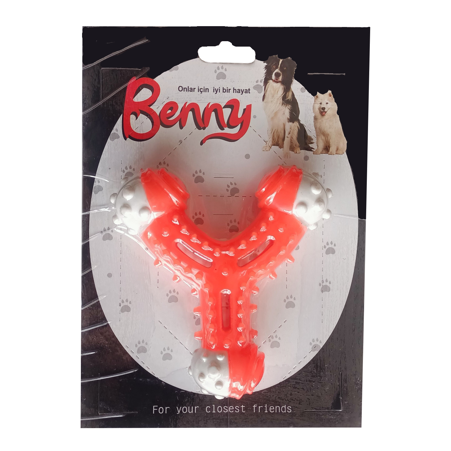 sapan-3-png.png Benny Diş Kaşıma Köpek Oyuncağı Çatal 11 cm Tcu - Görsel 1