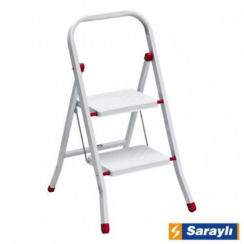 sarayli-pratik-metal-merdiven-beyaz-2-basamakli-11652.jpg Saraylı Pratik Metal Merdiven - 2 Basamaklı (Beyaz) - Görsel 1