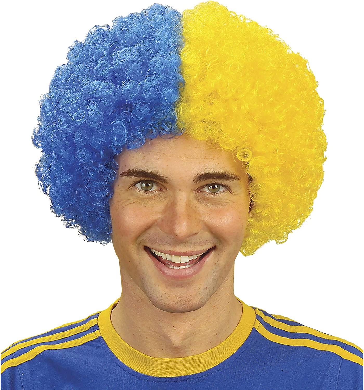 sari-mavi-kivircik-afro-bonus-pe-resim-4211.jpg Sarı Lacivert Kıvırcık Afro Bonus Peruk Taraftar Bonus - Görsel 1