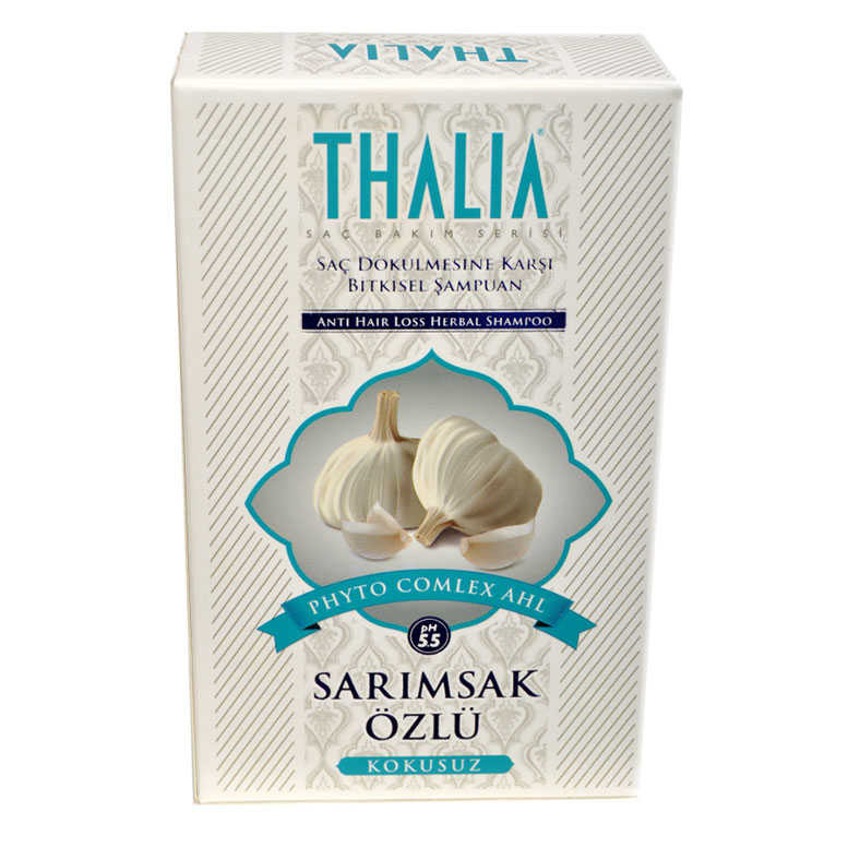 Sarımsak Şampuanı Kokusuz 300ML - Thalia Sarımsak Özlü Dökülmesine Karşı Kokusuz Şampuan 300 ML - Görsel 1