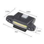 Watton WT-606 Şarjlı COB + 4 LED Baret Lambası - Görsel 5