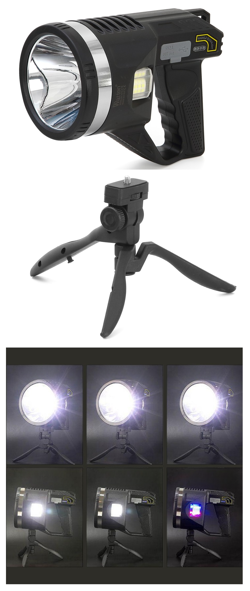 sarjli-dev-boy-el-feneri-tri-15483-1.png Şarjlı Dev Boy El Feneri Tripod Ayaklı Parlak LED El Lambası Kamp, Av ve Güvenlik İçin İdeal - Görsel 1