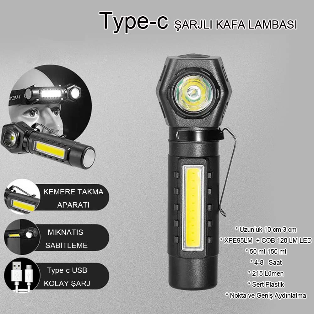 sarjli-miktanisli-kafa-lambas-18209-1.jpg Watton WT-621 Şarjlı ve Mıknatıslı Pro Kafa Lambası - Görsel 1