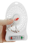 Şarjlı Taşınabilir Mini Fan - Vantilatör - Görsel 3