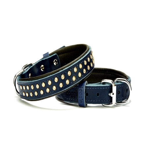sbt2051s-royalblue-jpg.jpg Konforlu Deri Kristal Taşlı Köpek Boyun Tasması 2 x 28-34 cm Mavi - Görsel 1