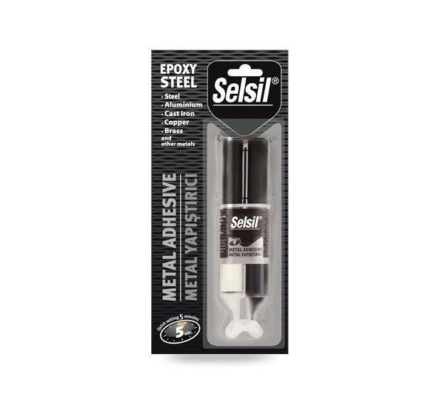 selsil-epoksi-metal-yapistirici-enjektor-5-dakika-28-gr-14789.jpg Metal İçin Epoksi Yapıştırıcı (Enjektör) - 28 gr - Görsel 1