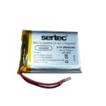 Sertec 104050 3.7V 2500 mAh Koruma Devreli Li-Po Pil