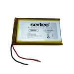 Sertec 105080 3.7V 5000 mAh Koruma Devreli Li-Po Pil