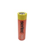 Sertec 18650 3.7V 2000 mAh 15C Şarjlı Pil