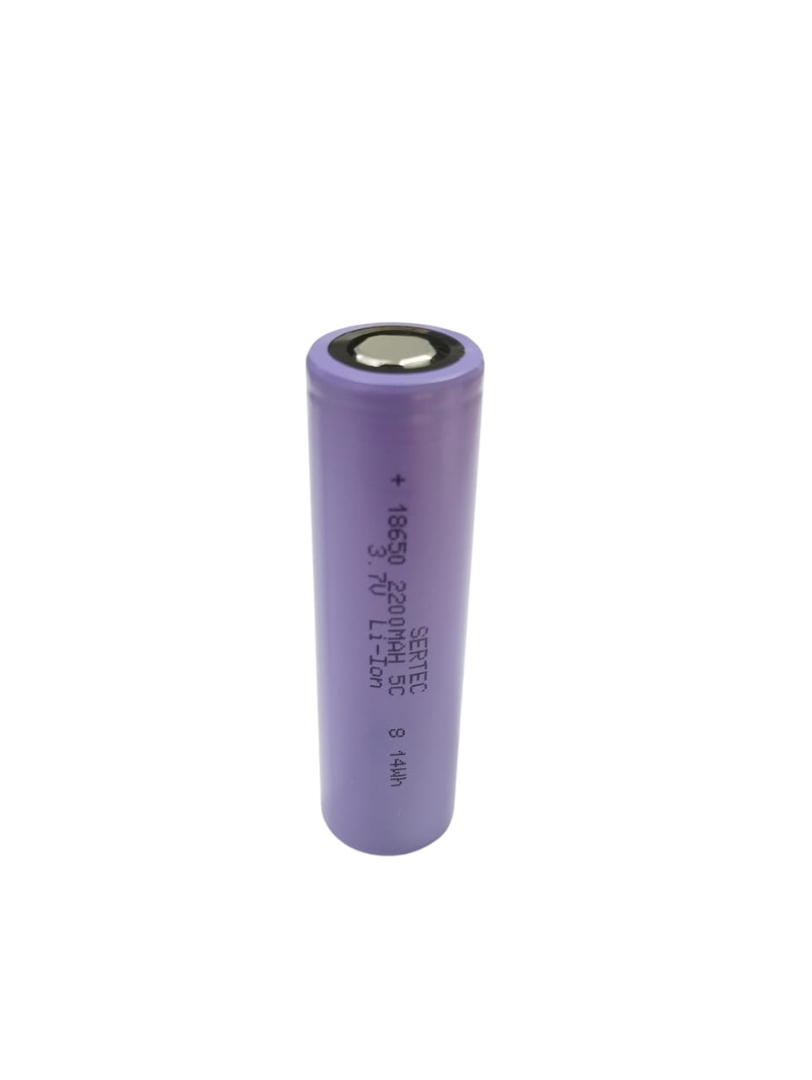sertec-18650-3-7v-2200-mah-5c-9920-1.jpg Sertec 18650 3.7V 2200 mAh 5C Lityum İyon Şarjlı Pil - Görsel 1