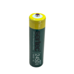 Sertec 18650 3.7V 2450 mAh 1C Başlı (Button Top) Pil