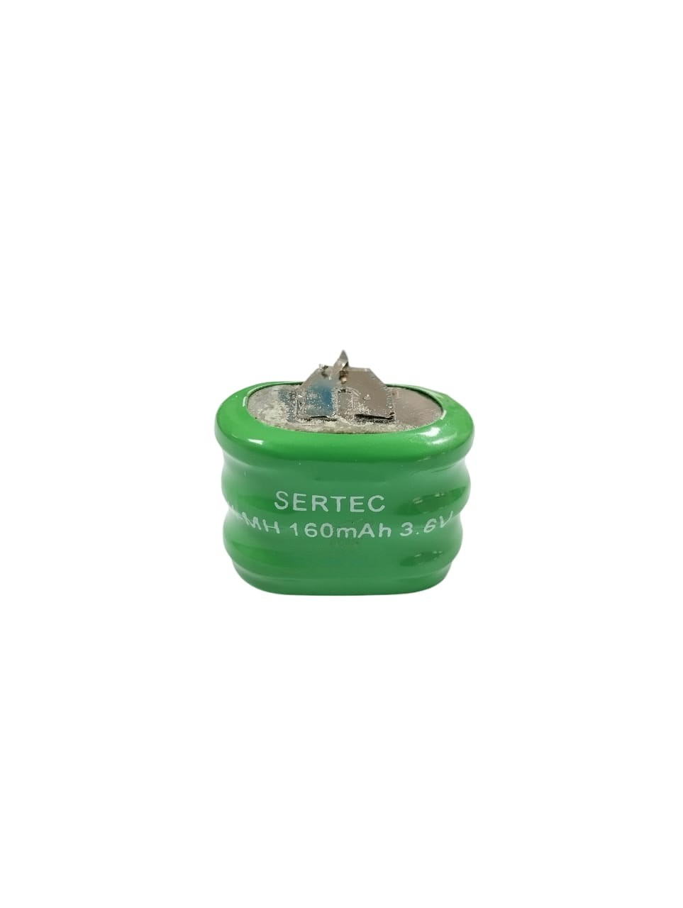 sertec-3-6v-3s1p-160-mah-2-p-10083-1.png Sertec 3.6V 160 mAh 2 PIN'li Ni-MH Buton Pil - Görsel 1