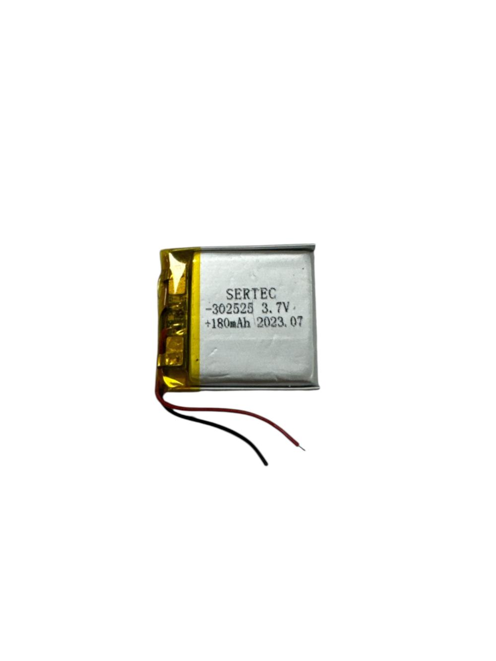 sertec-302525-3-7v-180mah-li-p-9997-1.jpg Sertec 302525 3.7V 180 mAh Koruma Devreli Li-Po Pil - Görsel 1
