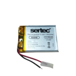 Sertec 303040 3.7V 350 mAh Koruma Devreli Li-Po Pil