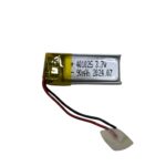 Sertec 401025 3.7V 90 mAh Koruma Devreli Li-Po Pil
